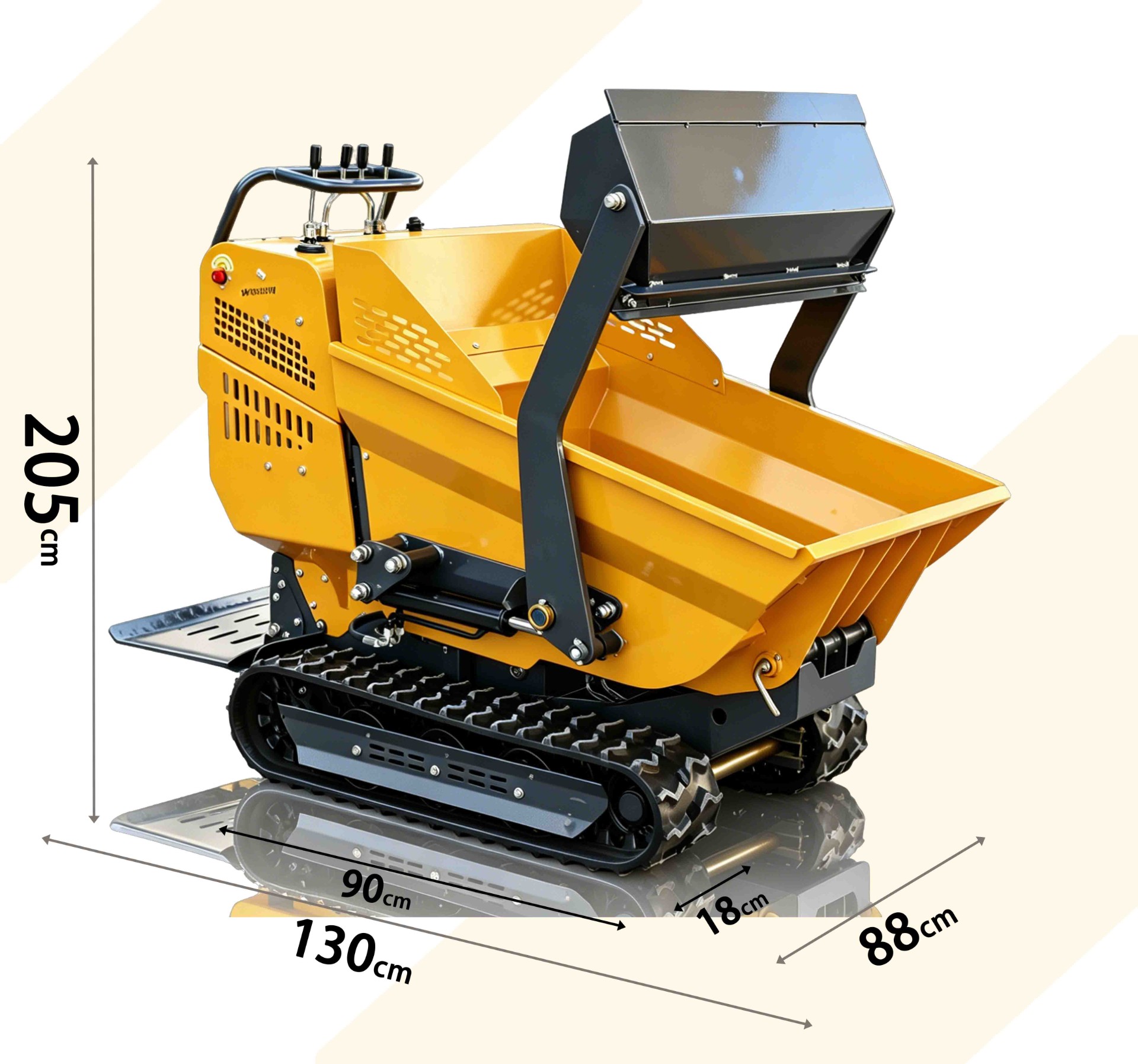 XHT500迷你翻斗车产品参数表