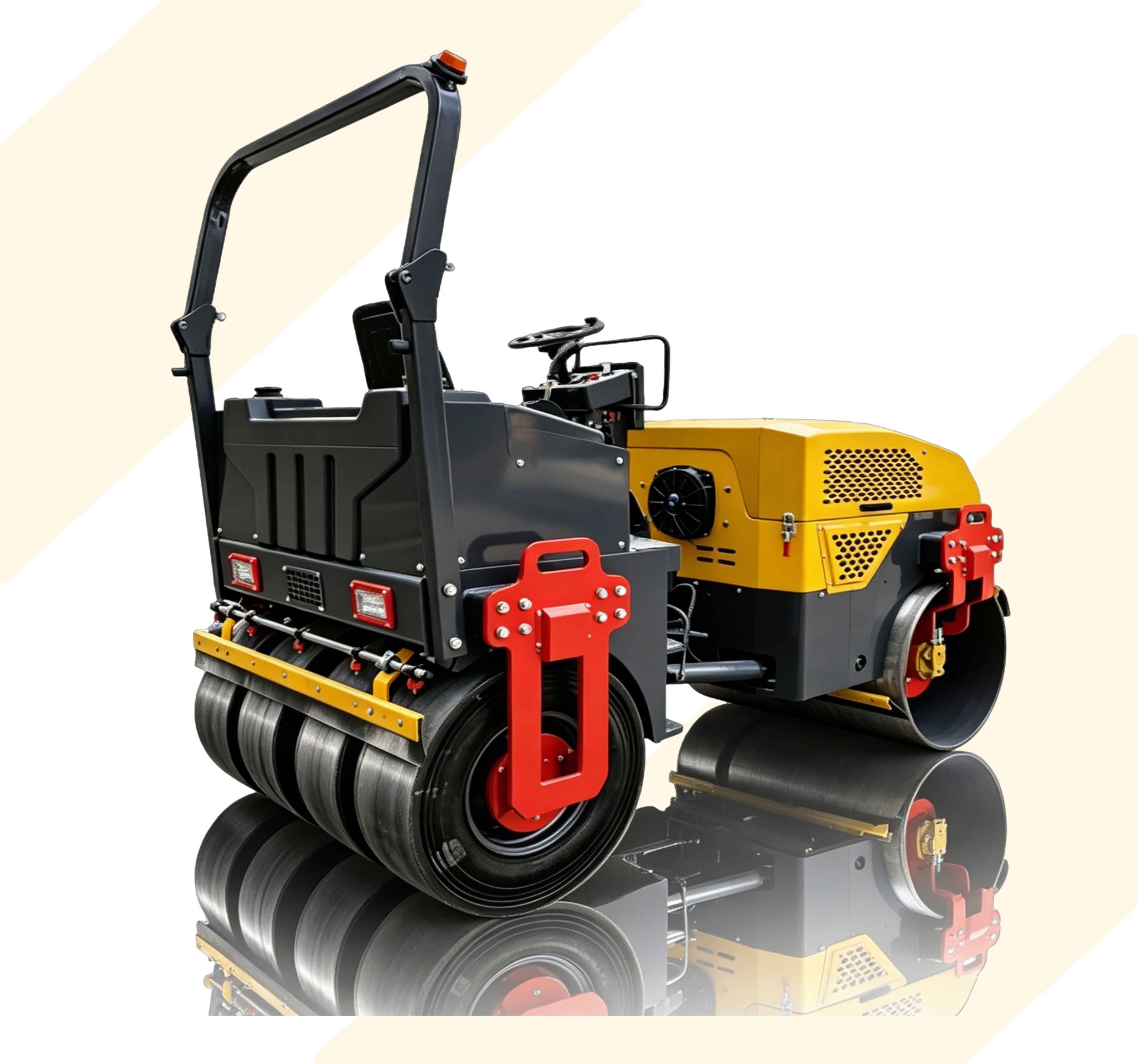 XHRS1400T前钢后胶压路机4吨参数表